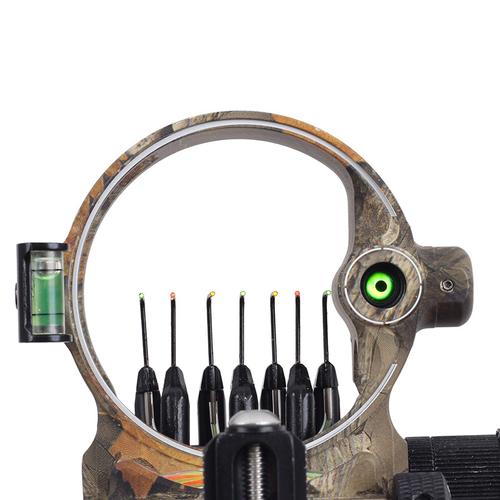 射箭器材 复合弓视网膜瞄准器 db9270迷彩七针通用瞄准镜产地货源